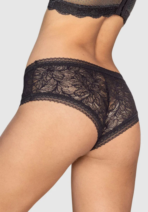 Cheeky Panty with Floral Lace Details